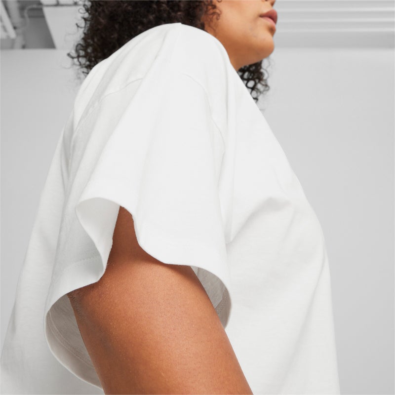 PUMA BETTER CLASSICS Womens White T-Shirt - Image 3